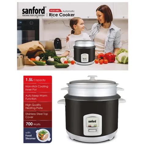 Sanford Rice Cooker Lt Sf Rc Black Ab Desai