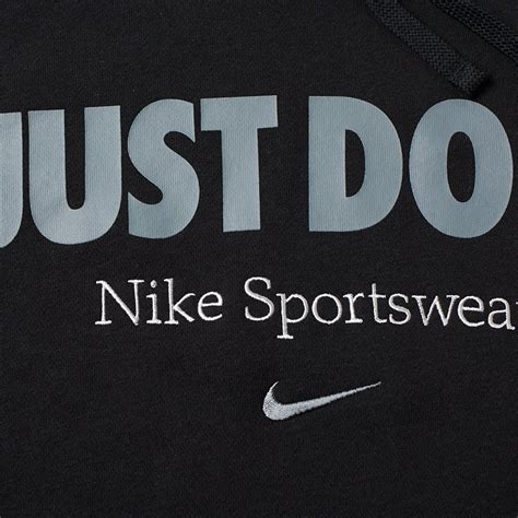 Nike Retro Just Do It Hoody Black End