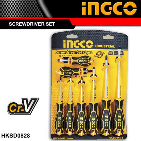 INGCO Screwdriver 8PCS SET Round Table HKSD0828 Lazada PH