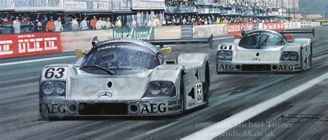 1989 Le Mans, Mercedes - Motorsport Art Limited Edition Print by ...