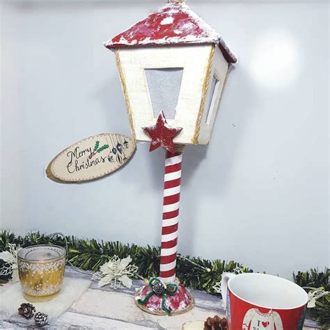 Farol De Navidad Realizado Con Cart N Reciclaje Creativo Manualidades