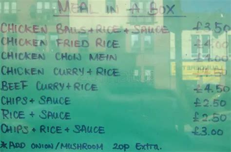 Menu At Silver City Fast Food Glasgow Shettleston Rd