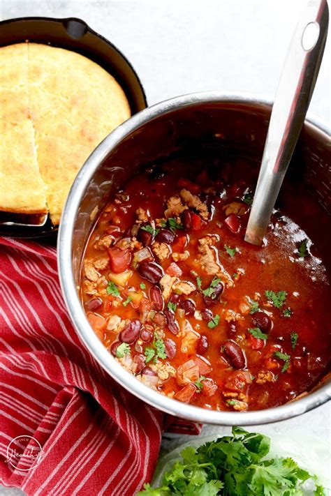 Healthy Turkey Chili Instant Pot Slow Cooker Or Stovetop A Pinch