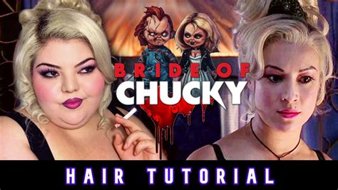 Playing Dress Up 💘 Tiffany Valentine Bride Of Chucky Hair Tutorial Youtube