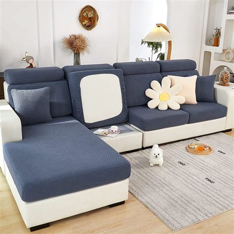 Amazon Ele Eleoption Couch Cushion Covers Sectional Sofa L Shape