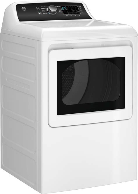 Ge 74 Cu Ft Front Load Electric Dryer With Sensor Dry White On White