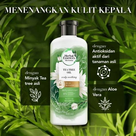 Herbal Essences Tea Tree Oil Shampoo Botol 400 Ml Farmaku