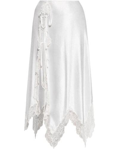 White Chloé Skirts For Women Lyst