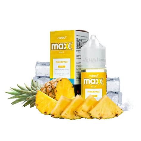 Naked Nicsalt Max Pineapple Ice Mlnaked