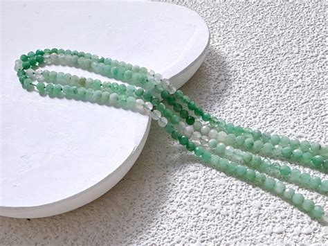 Natural Ombre Emerald 3mm Round New Arrivals Ombre Shade Emerald