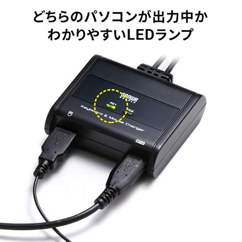 キーボード・マウス用パソコン切替器（21）｜サンプル無料貸出対応 Sw Km2uu サンワダイレクト