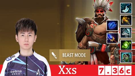 DOTA 2 Xxs The BEASTMASTER OFFLANE 7 36c YouTube