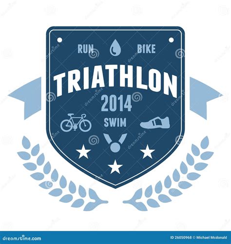 Ironman Triathlon Logo Vector