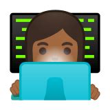 Woman Technologist Emoji With Medium Dark Skin Tone Meaning