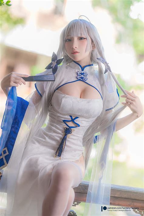 Fantasy Factory Mujer Modelo Cosplay Ilustre Azur Lane Azur Lane