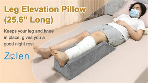 Leg Elevation Pillow Wedge Knee Leg Rest Pillows For Sleeping Post