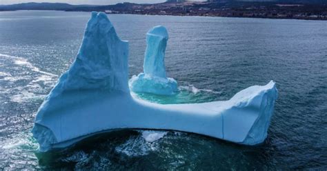 Phallic Shaped Iceberg Photo Goes Viral And It Was Taken By A Man From The Town Dildo