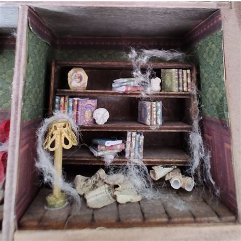 Enchanting Miniature Haunted House Scene Miniature Dollhouse