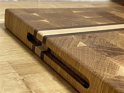 How To Make An End Grain Cutting Board From Oak Kitchen Worktops — The