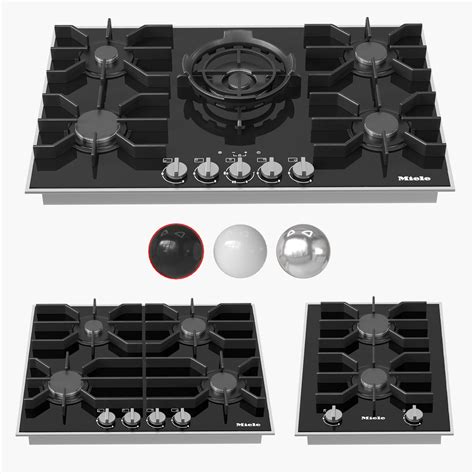 3D Miele Hobs - TurboSquid 2106613