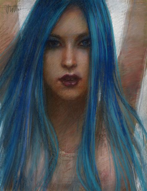 Ice Blue Hair Stare | Matthew Joseph Peak