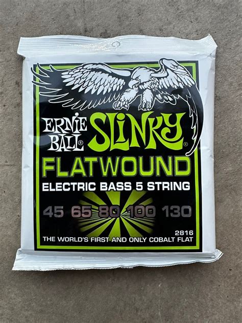 Ernie Ball P String Regular Slinky Flatwound Bass Guitar Strings