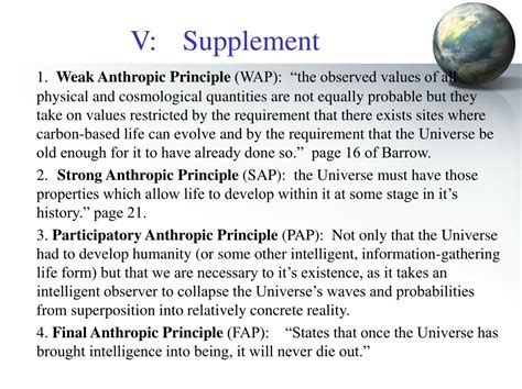 Ppt What Is The Anthropic Principle” Ii Supporting Evidence