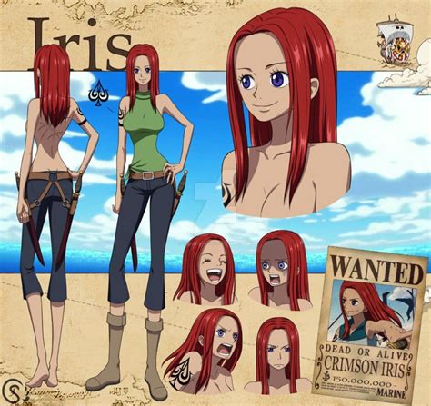 Iris Character Sheet By Crimsonxscorpion Manga Anime One Piece One Piece Manga One Piece Comic