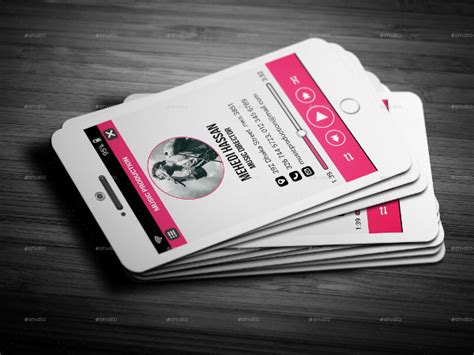 Phone Business Card Template - 19+ Free & Premium Download