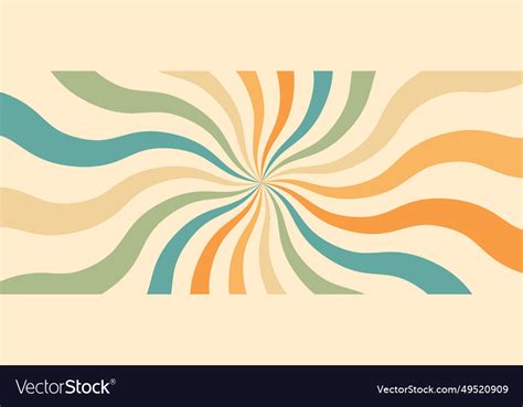 Groovy abstract background geometric psychedeelic Vector Image