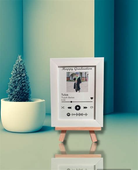 SPOTIFY MUSIC FRAME BINGKAI SPOTIFY BINGKAI FOTO KADO WISUDA