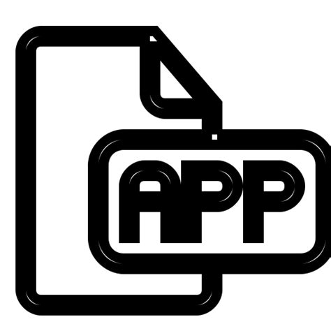 Black Application Icon