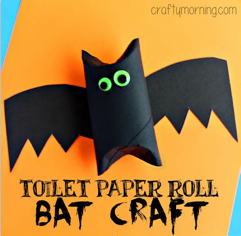 Toilet Paper Roll Bat Craft for Kids - Crafty Morning