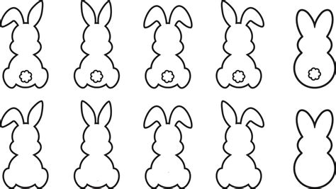 Bunny Outline Vector Art, Icons, and Graphics for Free Download