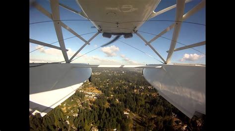 Gopro On A Cessna 182 Seaplane Landing And Taking Off At Lake Tapps Wa 2 09 28 11 Youtube