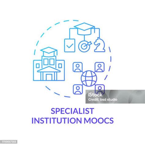 2d Linear Icon Specialist Institution Moocs Concept Stock Illustration Download Image Now Istock