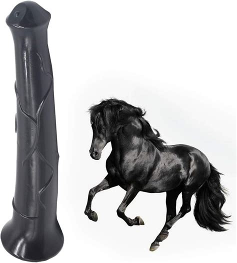 Roluck Dildo Gigante 41 Cm Dildo Nero Pene Anale Con Urto Pene Grande