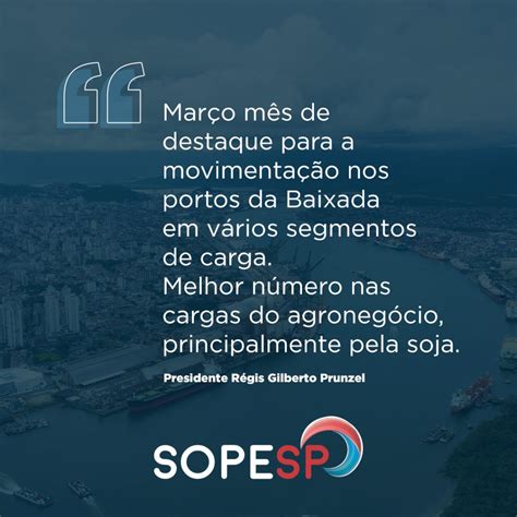 Sopesp Comemora Movimenta O Recorde No Porto De Santos Sopesp