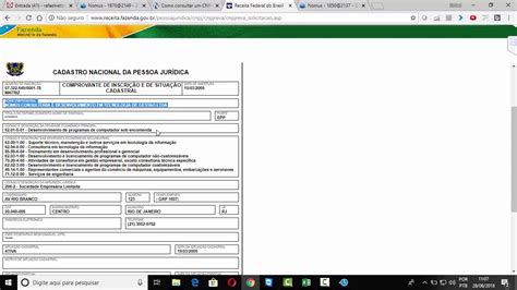 Como Consultar Um Cnpj Na Receita Federal