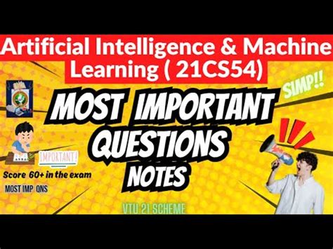 Aiml Important Questions Vtu Cs Passing Package Vtu Th Sem