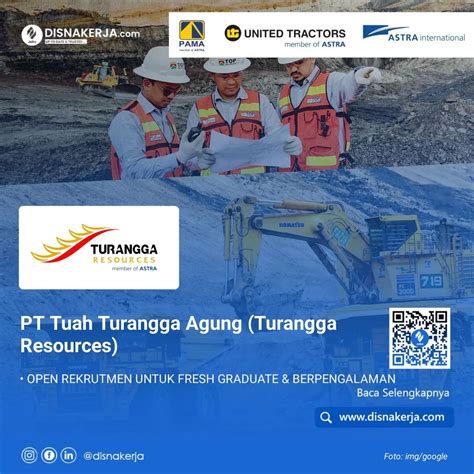 Lowongan Kerja Pt Tuah Turangga Agung Turangga Resources Warta