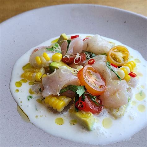 Fluke Ceviche With Coconut Milk