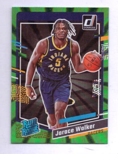 Donruss Basketball Jarace Walker Holo Green Laser Rc Ebay