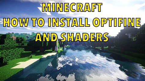 How To Install OptiFine And Shaders Minecraft 1 8 9 YouTube