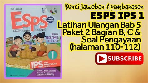 Kunci Esps Ips Latihan Ulangan Bab Paket Bagian B C Soal