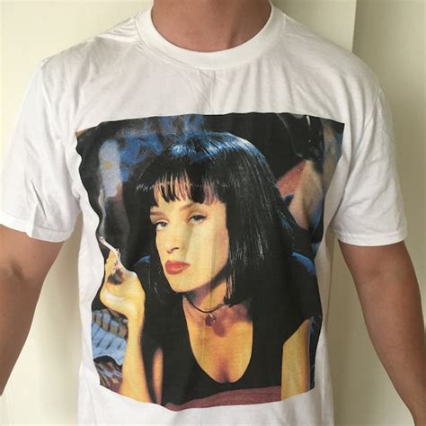 Uma Thurman Pulp Fiction T Shirt Etsy