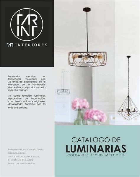 Catálogo de luminarias 2021 by TAR arquitectos Issuu