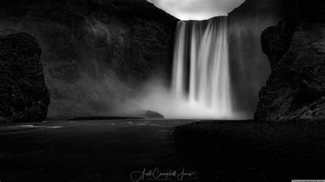 Black And White Waterfall Wallpapers - Wallpaper Cave