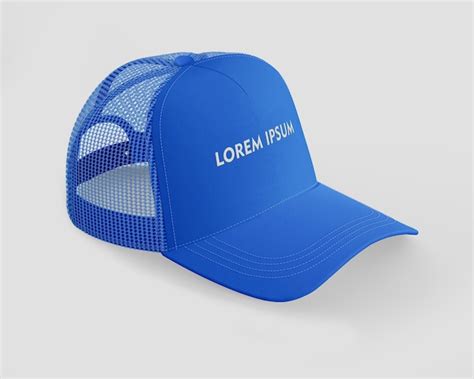 Un sombrero azul con la palabra azul en él Archivo PSD Premium