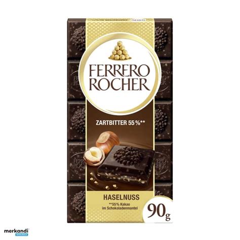 Ferrero Rocher dark chocolate bar 90g | Food stocks Wholesale Import ...